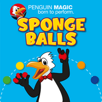 Sponge Balls (2" Blue 50-Pack) by Penguin Magic
