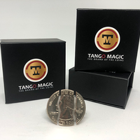 Folding Coin Quarter (D0021) (Traditional) by Tango Magic - Trick (D0021)