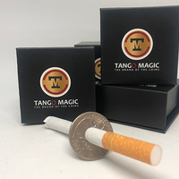 Cigarette Thru Quarter (2 sided)(D0075) by Tango - Trick