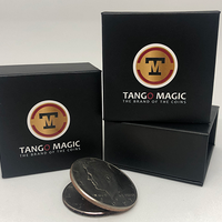Expanded Shell Coin (Half Dollar) (D0007)(Steel Back) by Tango Magic - Trick