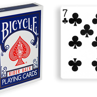 Blue One Way Forcing Deck (7c)