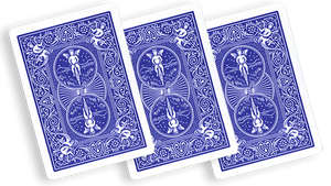 Blue One Way Forcing Deck (jc)