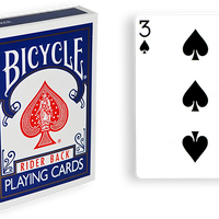 Blue One Way Forcing Deck (3s)