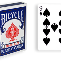 Blue One Way Forcing Deck (9s)