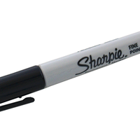 (Ungimmicked) Fine-Tip Sharpie (Black) box of 12 by Murphy's Magic Supplies - Trick