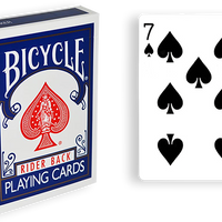 Blue One Way Forcing Deck (7s)