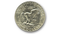 Eisenhower Dollar (Single Coin Ungimmicked) - Trick

