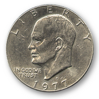 Eisenhower Dollar (Single Coin Ungimmicked) - Trick