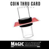 Magic Coin Thru Card Illusion
