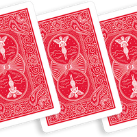 Bicycle Playing Cards 809 Mandolin Red by USPCC