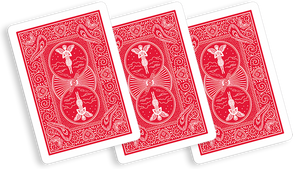 Bicycle Playing Cards 809 Mandolin Red by USPCC