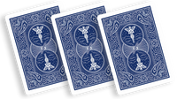 Bicycle Playing Cards 809 Mandolin Blue by USPCC
