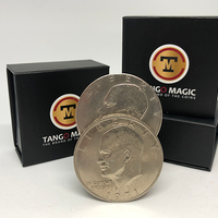 Slippery Expanded Shell Eisenhower Dollar (D0090) by Tango - Trick