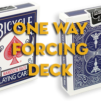 Assorted Mandolin Blue One Way Forcing Deck (assorted values)