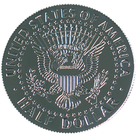 Kennedy Palming Coin (Half Dollar Sized) by You Want It We Got It - Trick
