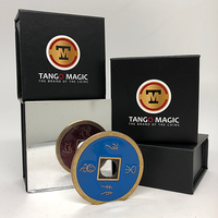 Chinese Coin (CH0021) Blue & Red by Tango Magic - Tricks