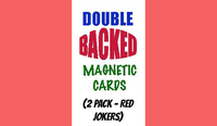 Magnetic Cards (2 pack/Red Jokers) by Chazpro Magic. - Trick
