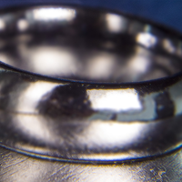 Ash and Ember Silver Curved Size 8 (2 Rings) by Zach Heath  - Trick