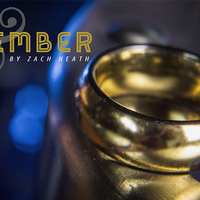 Ash and Ember Gold Curved Size 7 (2 Rings) by Zach Heath - Trick