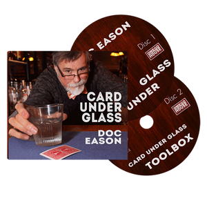 Doc Eason Card Under Glass (2 DVD set) by Kozmomagic - DVD