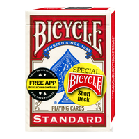 Bicycle Short Deck (Red) by US Playing Card Co.