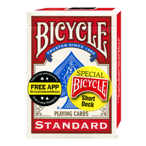 Bicycle Short Deck (Red) by US Playing Card Co.