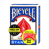 Bicycle Short Deck (Blue) by US Playing Card Co.