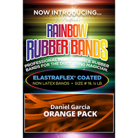 Joe Rindfleisch's Rainbow Rubber Bands (Daniel Garcia - Orange Pack  ) by Joe Rindfleisch - Trick
