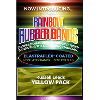 Joe Rindfleisch's Rainbow Rubber Bands (Russell Leeds -Yellow ) by Joe Rindfleisch - Trick

