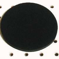 Round Mini Mat (Black) by Ronjo Magic