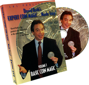 David Roth's Expert Coin Magic Made Easy Vol 1 (Basic) - DVD