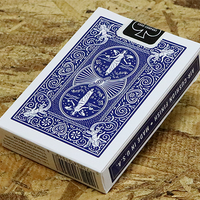 Bicycle Maiden Back (Blue) by US Playing Card Co