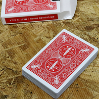 Bicycle Maiden Back (Red) by US Playing Card Co