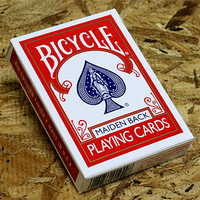 Bicycle Maiden Back (Red) by US Playing Card Co