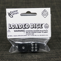 Loaded Dice (Weighted, Wood, Black) - Tricks