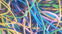Joe Rindfleisch's Rainbow Rubber Bands (Combo Pack) - Trick
