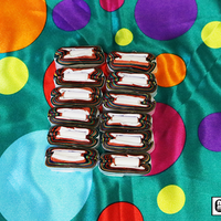 Mouth Coils 25 ft./12 ct. (Rainbow) by Premium Magic - Trick