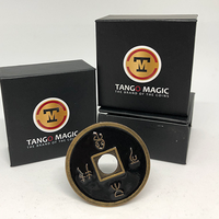 Dollar Size Chinese Coin (Black) by Tango (CH029)