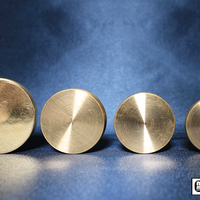 Nested Coin Box Brass (4) by Mr. Magic - Trick