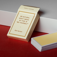 Magic Notebook Deck - Limited Edition (Champagne) by The Bocopo Playing Card Company
