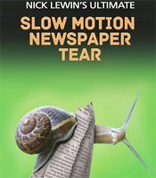 Nick Lewin's Ultimate Slow Motion Newspaper Tear - DVD
