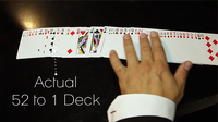 The 52 to 1 Deck Blue (Gimmicks and Online Instructions) by Wayne Fox and David Penn - Trick
