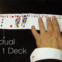 The 52 to 1 Deck Blue (Gimmicks and Online Instructions) by Wayne Fox and David Penn - Trick