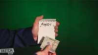 SKETCH MONEY by João Miranda and Julio Montoro - Trick
