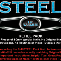 STEEL Refill Nails 50 ct. (80mm) by Rasmus - Trick