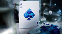 Memento Mori Blue Playing Cards
