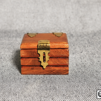 Quarter Go Box (Teak) by Mr. Magic - Trick