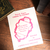 Patrick Page's Cards to Pocket by Lewis Ganson - Book