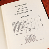 Billy Benbow's Best by Bill Lainsbury - Book