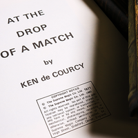 At the Drop of a Match by Ken De Courcy - Book